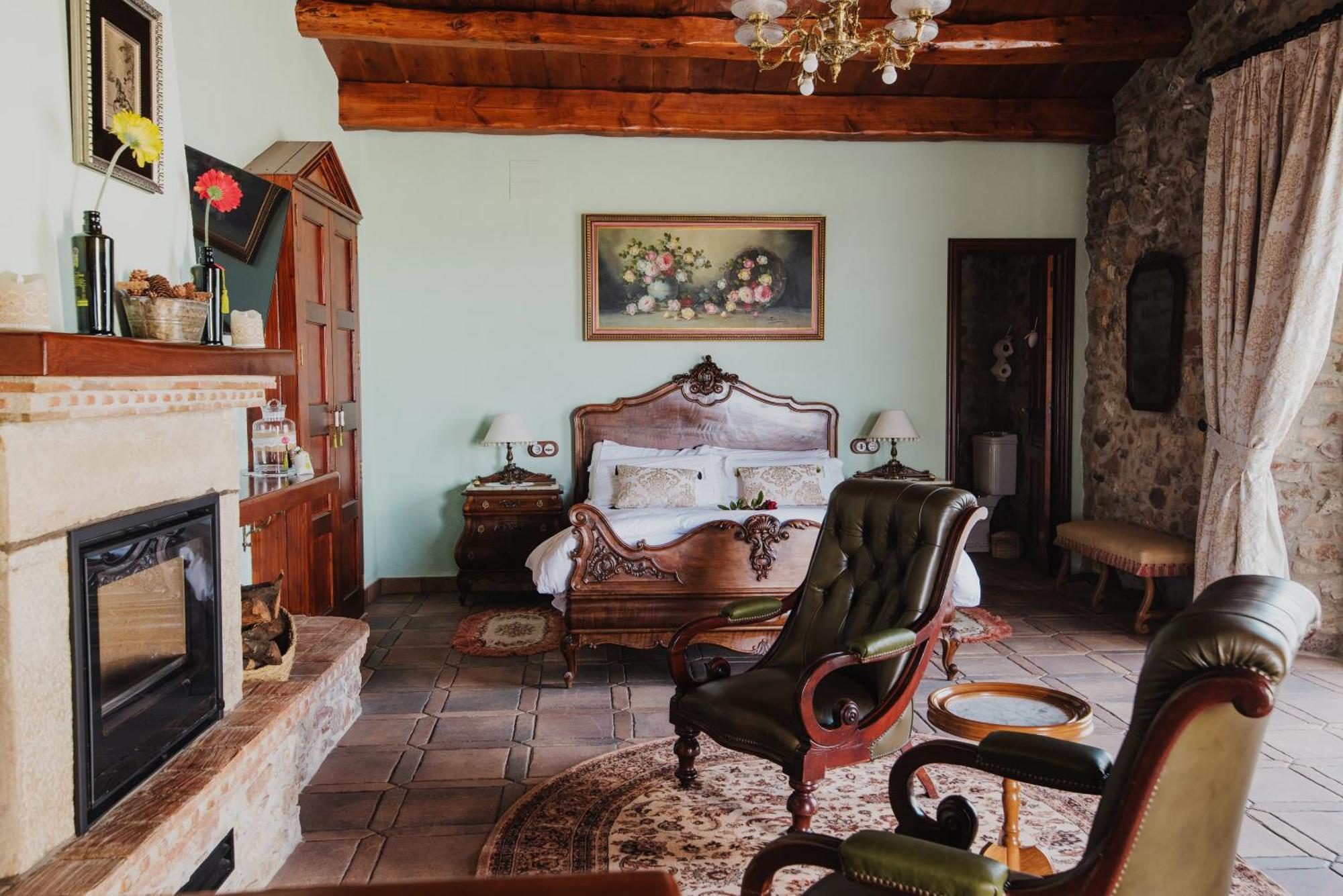 Masia Can Viver - Olive Oil Tourism B&B Bigues I Riells Pokoj fotografie
